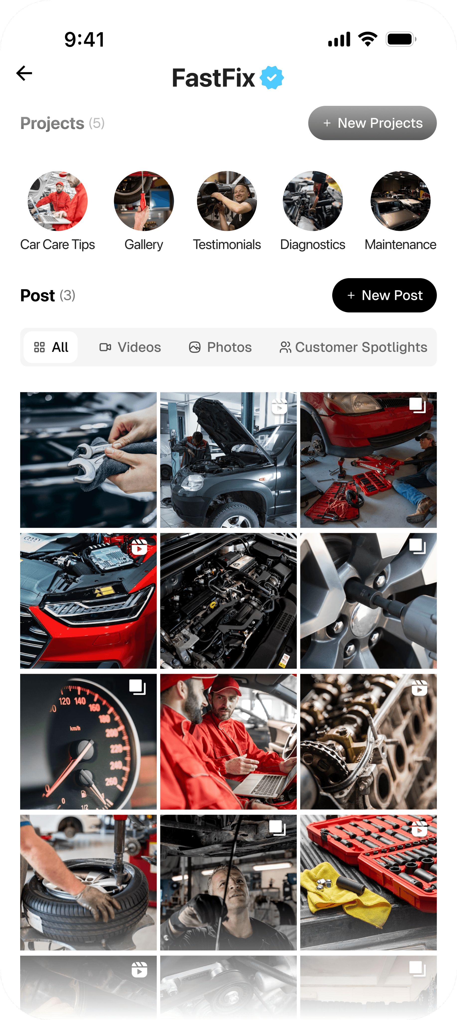 Showcase your real work