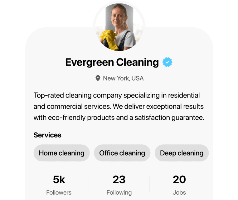 Create your profile